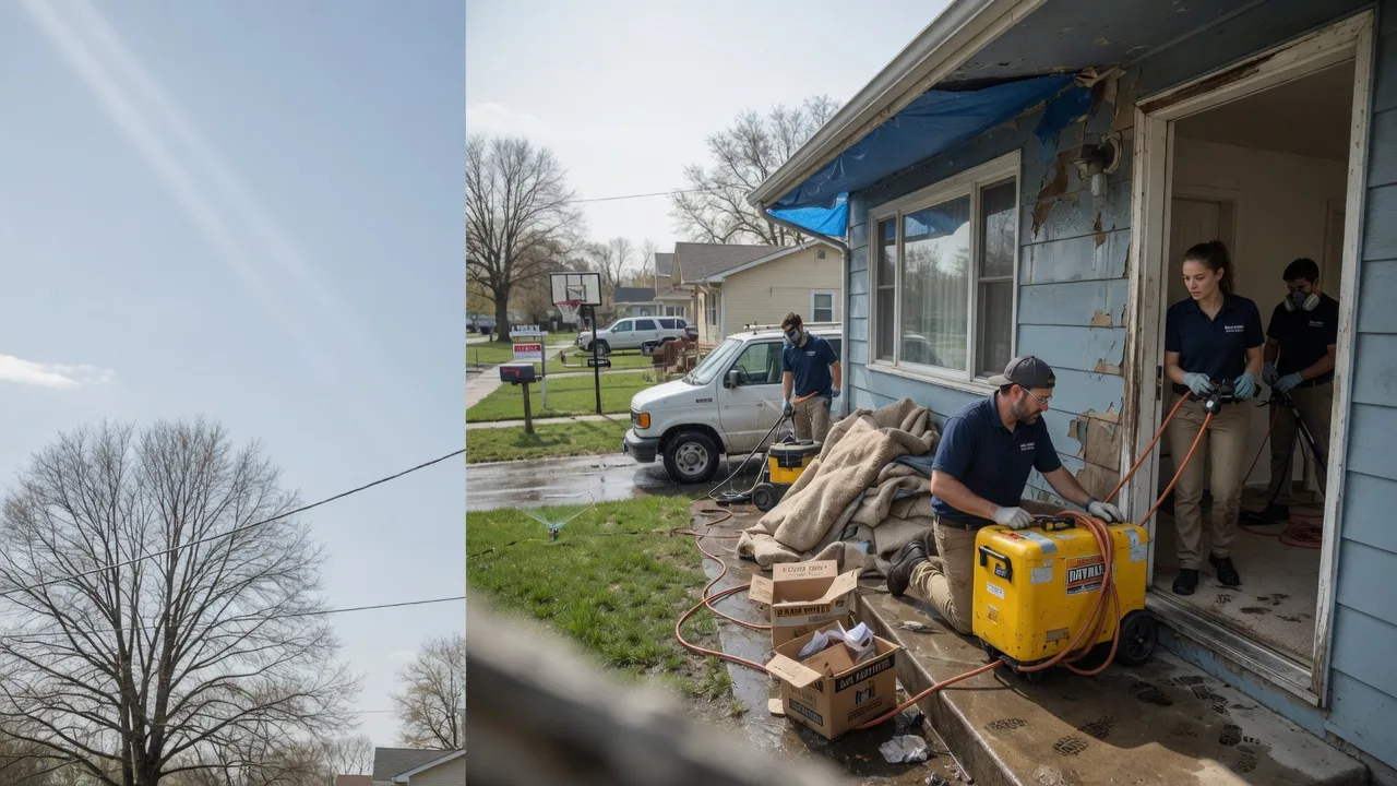 Basement Flood Cleanup in Tippo, MS near me